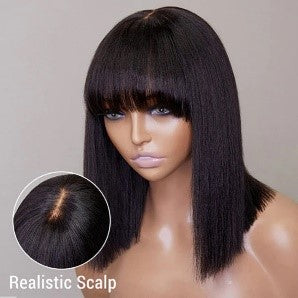 Glueless, Lace Bob Wig - Black